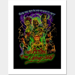 The Return Of The Living Dead, Vintage Horror. (Version 1) Posters and Art